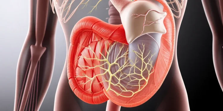 How Does Nervous Tissue Interact with Muscular Tissue in the Stomach to Break Down Food