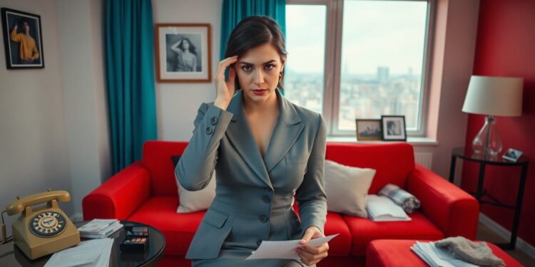 woman on the edge of a nervous breakdown