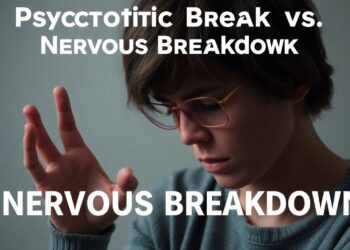 psychotic break vs nervous breakdown