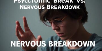 psychotic break vs nervous breakdown