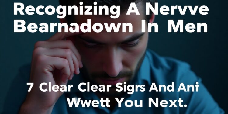 signs of a nervous breakdown in men